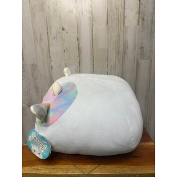 NWT Squishmallows 12" Caedia the Cow Stackable Plush Toy Multicolor - Picture 3 of 5